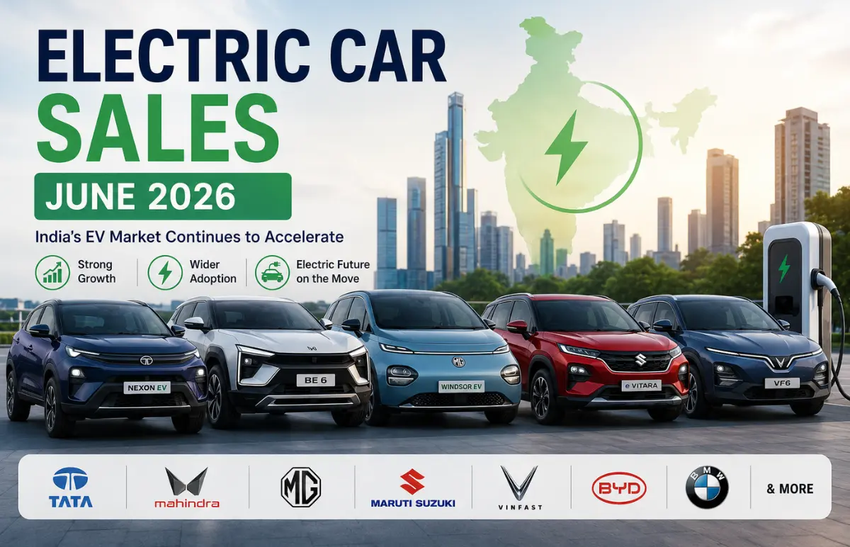 Electric Car Sales in India - June 2026 Featured Image